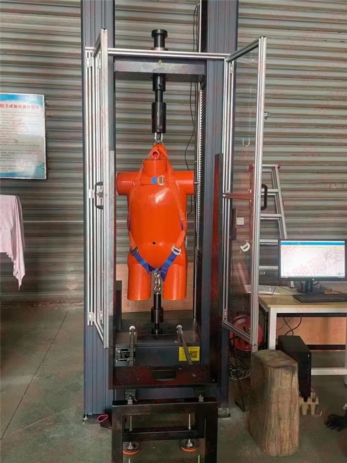 安全带静态负荷拉伸试验机|GB6096假人模拟坠落防护带测试机(图文)